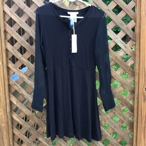 BCBG black long sleeve dress